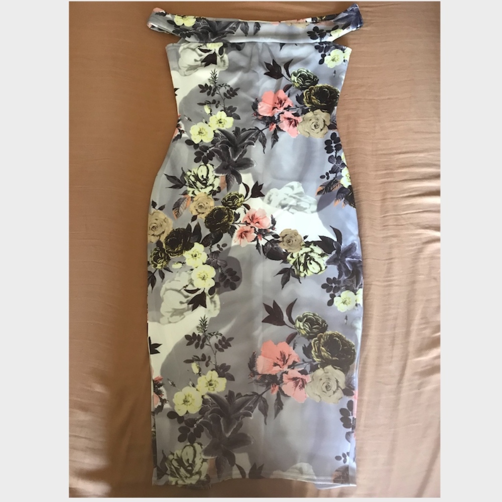 New Classy Floral Midi Dress